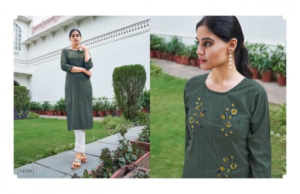 Kalaroop Broccoli 2 Rayon Designer Kurti